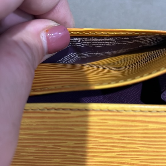 Stunning Sunset Orange and Yellow Louis Vuitton Wallet - Picture 9 of 9